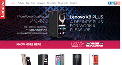 Desktop Screenshot of lenovomobile.com.ph